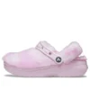 Classic Fur Zoccoli Ballerina “Rosa Bianco”