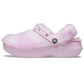 Classic Fur Zoccoli Ballerina “Rosa Bianco”