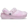 Classic Fur Zoccoli Ballerina “Rosa Bianco”