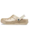 Classic Glitter Lined Clogs “Gold”