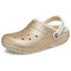 Classic Glitter Lined Clogs “Gold”