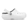 Classic Lined Clog “Bianco Grigio”