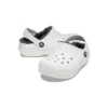 Classic Lined Clog “Bianco Grigio”