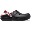 Classic Lined Clog “Black & Red”
