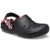 Classic Lined Clog “Black & Red”