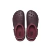 Classic Lined Clog con zeppa e fodera “Dark Cherry”