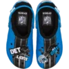 Classic Lined Clog dei Detroit Lions della NFL Classic Lined Clog dei Detroit Lions della NFL