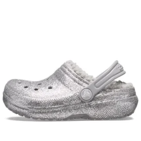 Classic Lined Clog “Grigio argento”