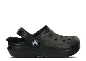 Classic Lined Clog Kids ‘Nero’