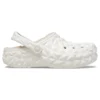 Classic Lined Geometric Clog “White”