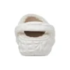 Classic Lined Geometric Clog “White”