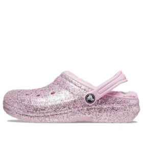 Classic Lined Glitter Zoccoli “Pink”