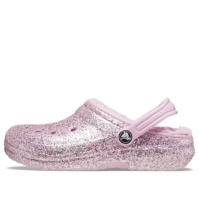 Classic Lined Glitter Zoccoli “Pink”