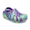 Classic Lined Marbled Clog “Neon Purple Multi”