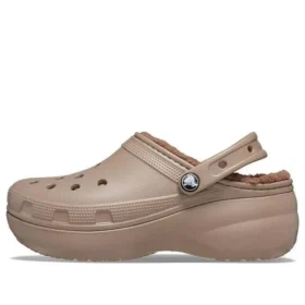 Classic Lined Platform Clog “Mushroom”