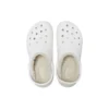 Classic Lined Platform Clog “White”