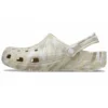 Classic Marbled Clog “Bone & Multi”