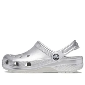 Classic Metallic Clog “Argento metallizzato”