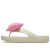 Classic Platform Bow Infradito “Beige Pink”