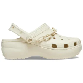 Classic Platform Clog con zeppa e catena “Bone”