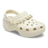 Classic Platform Clog con zeppa e catena “Bone”