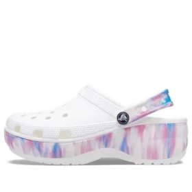 Classic Platform Clog “Dream” “Bianco-Viola”