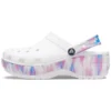 Classic Platform Clog “Dream” “Bianco-Viola”