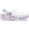 Classic Platform Clog “Dream” “Bianco-Viola”