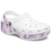 Classic Platform Clog “Dream” “Bianco-Viola”