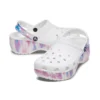 Classic Platform Clog “Dream” “Bianco-Viola”
