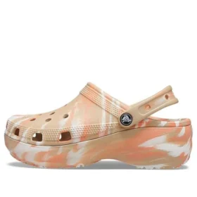 Classic Platform Clog marmorizzato