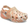 Classic Platform Clog marmorizzato