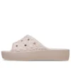 Classic Slide con zeppa “Rosa”