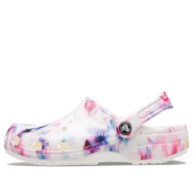 Classic Tie-Dye Graphic Clog “Garnet & Multi”