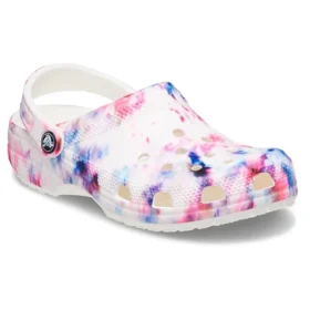 Classic Tie-Dye Graphic Clog “Garnet & Multi”