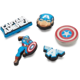 Confezione da 5 ciondoli Jibbitz™ Captain America