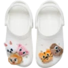 Confezione da 5 ciondoli Jibbitz™ con animaletti pelosi Confezione da 5 ciondoli Jibbitz™ con animaletti pelosi