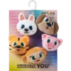 Confezione da 5 ciondoli Jibbitz™ con animaletti pelosi Confezione da 5 ciondoli Jibbitz™ con animaletti pelosi