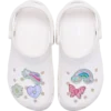 Confezione da 5 ciondoli Jibbitz™ con icone Funky Girly