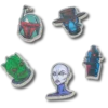 Confezione da 5 ciondoli Jibbitz™ con personaggi di Star Wars™ Confezione da 5 ciondoli Jibbitz™ con personaggi di Star Wars™