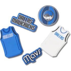 Confezione da 5 ciondoli Jibbitz™ dei Dallas Mavericks della NBA Confezione da 5 ciondoli Jibbitz™ dei Dallas Mavericks della NBA
