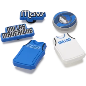 Confezione da 5 ciondoli Jibbitz™ dei Dallas Mavericks della NBA Confezione da 5 ciondoli Jibbitz™ dei Dallas Mavericks della NBA