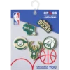 Confezione da 5 ciondoli Jibbitz™ dei Milwaukee Bucks dell’NBA Confezione da 5 ciondoli Jibbitz™ dei Milwaukee Bucks dell’NBA
