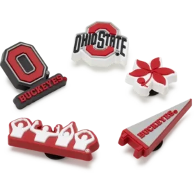 Confezione da 5 ciondoli Jibbitz™ dell’Ohio State University