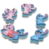 Confezione da 5 ciondoli Jibbitz™ Disney Stitch & Angel per scarpe Confezione da 5 ciondoli Jibbitz™ Disney Stitch & Angel per scarpe