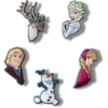 Confezione da 5 ciondoli Jibbitz™ Frozen