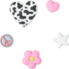 Confezione da 5 ciondoli Jibbitz™ “Girly Icon”