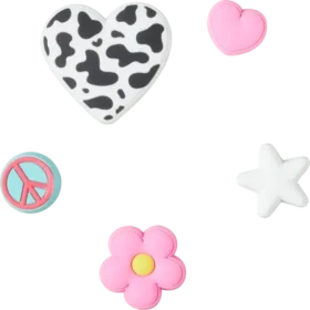 Confezione da 5 ciondoli Jibbitz™ “Girly Icon”