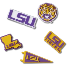 Confezione da 5 ciondoli Jibbitz™ LSU