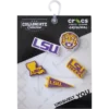 Confezione da 5 ciondoli Jibbitz™ LSU